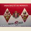 Monaco hivatalos euro sor 2025 BU